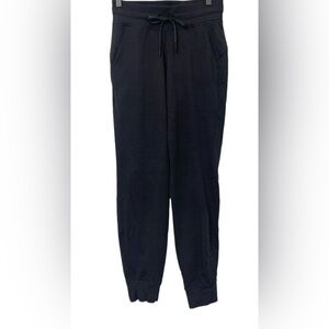 Lululemon women's black ready to rulu jogger size 2 with tie